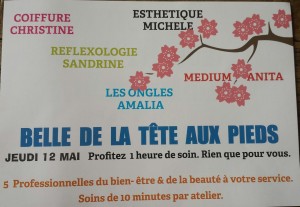 Réflexologie, esthétique, coiffure, ongles et médium